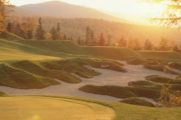 Sunday River Golf at Sunset